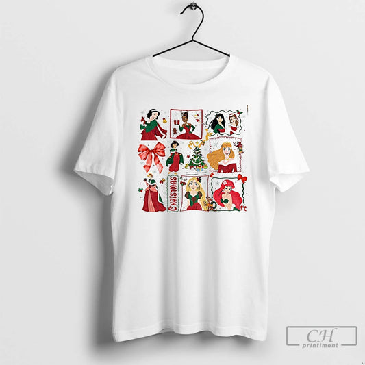 Classic Princess Movie Christmas Holiday Lights Merry Christmas T Shirts - clothing by TeeHivey.com