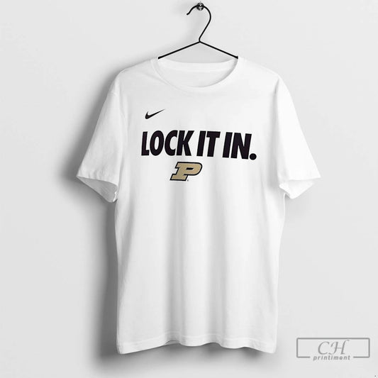 Classic Purdue Boilermakers Lock It In Logo