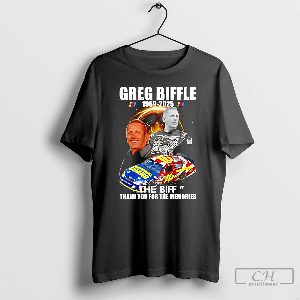 Classic R I P Greg Biffle 1969 2025 Thank You For The Memories Signature - clothing by TeeHivey.com