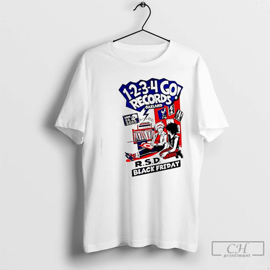 Classic Rsd Black Friday 1 2 3 4 Go Records November 28th 2025 Oakland - clothing by TeeHivey.com