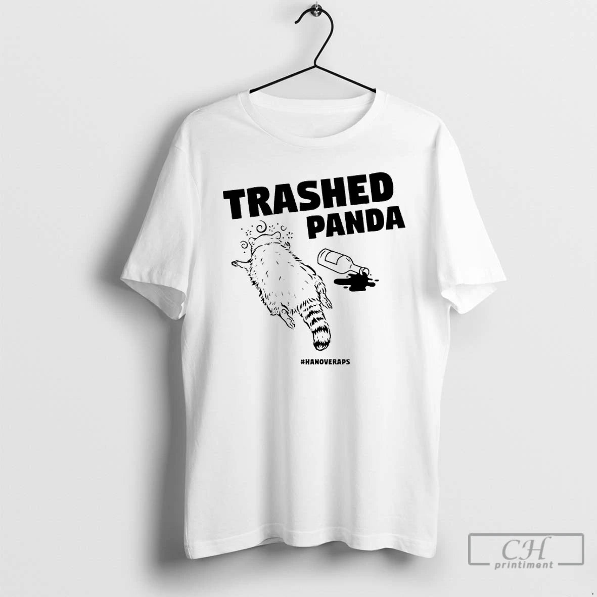 Classic Raccoon Trashed Panda - clothing by TeeHivey.com