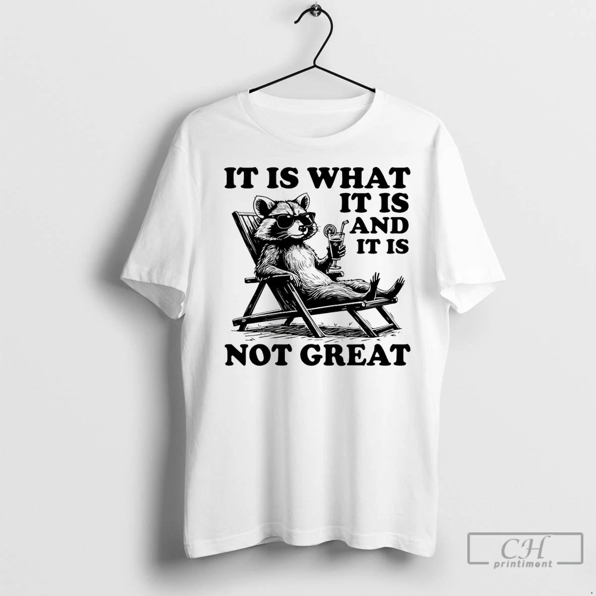 Classic Raccoon It Is What It Is And It Is Not Great - clothing by TeeHivey.com