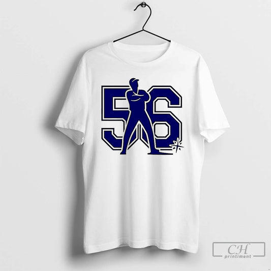 Classic Randy Arozarena Seattle Mariners Baseball Number 56 Silhouette T Shirts - clothing by TeeHivey.com
