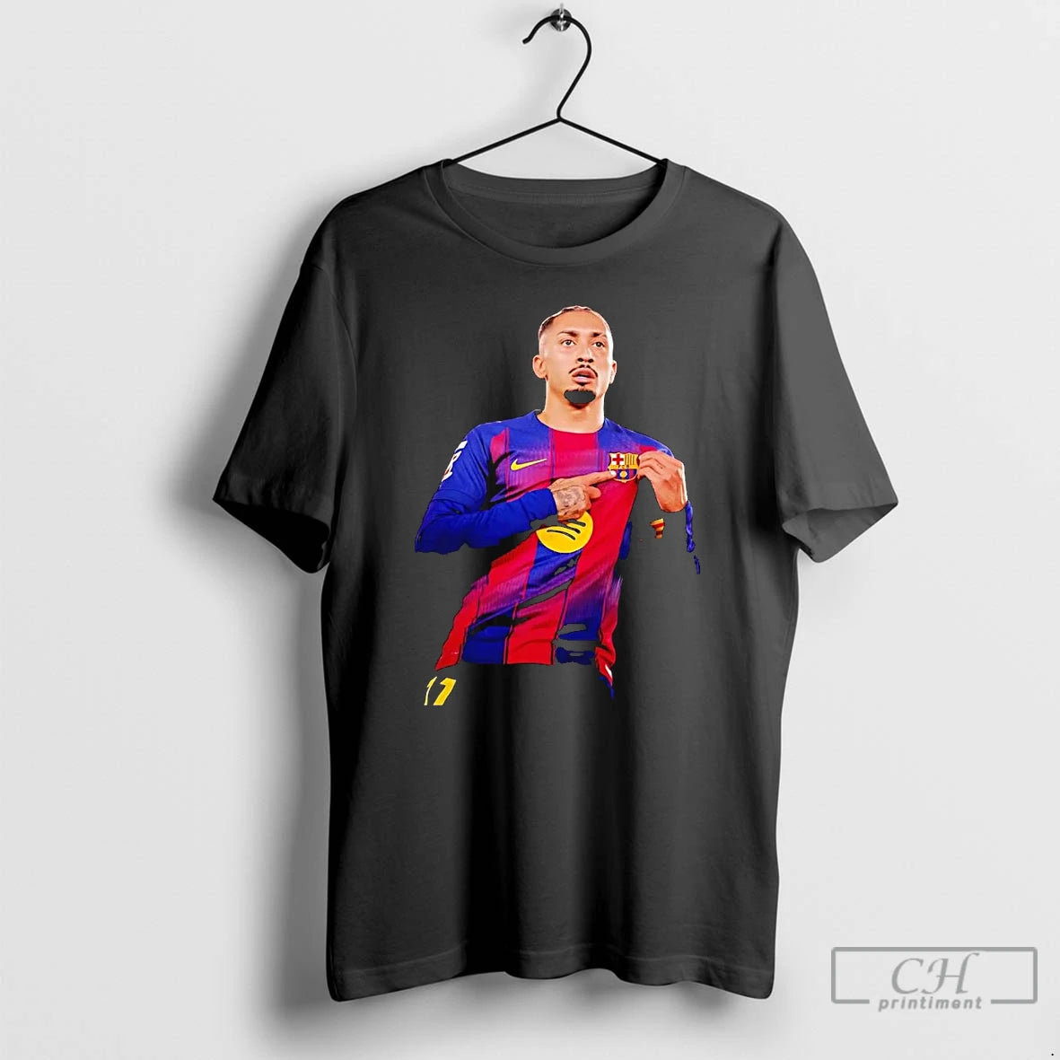 Classic Raphinha Goal Celebration Fc Barcelona - clothing by TeeHivey.com