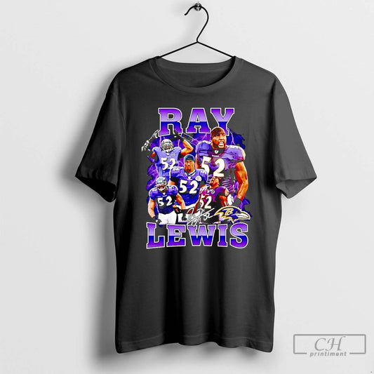 Classic Ray Lewis Graphic Collage Baltimore Ravens T Shirts - clothing by TeeHivey.com