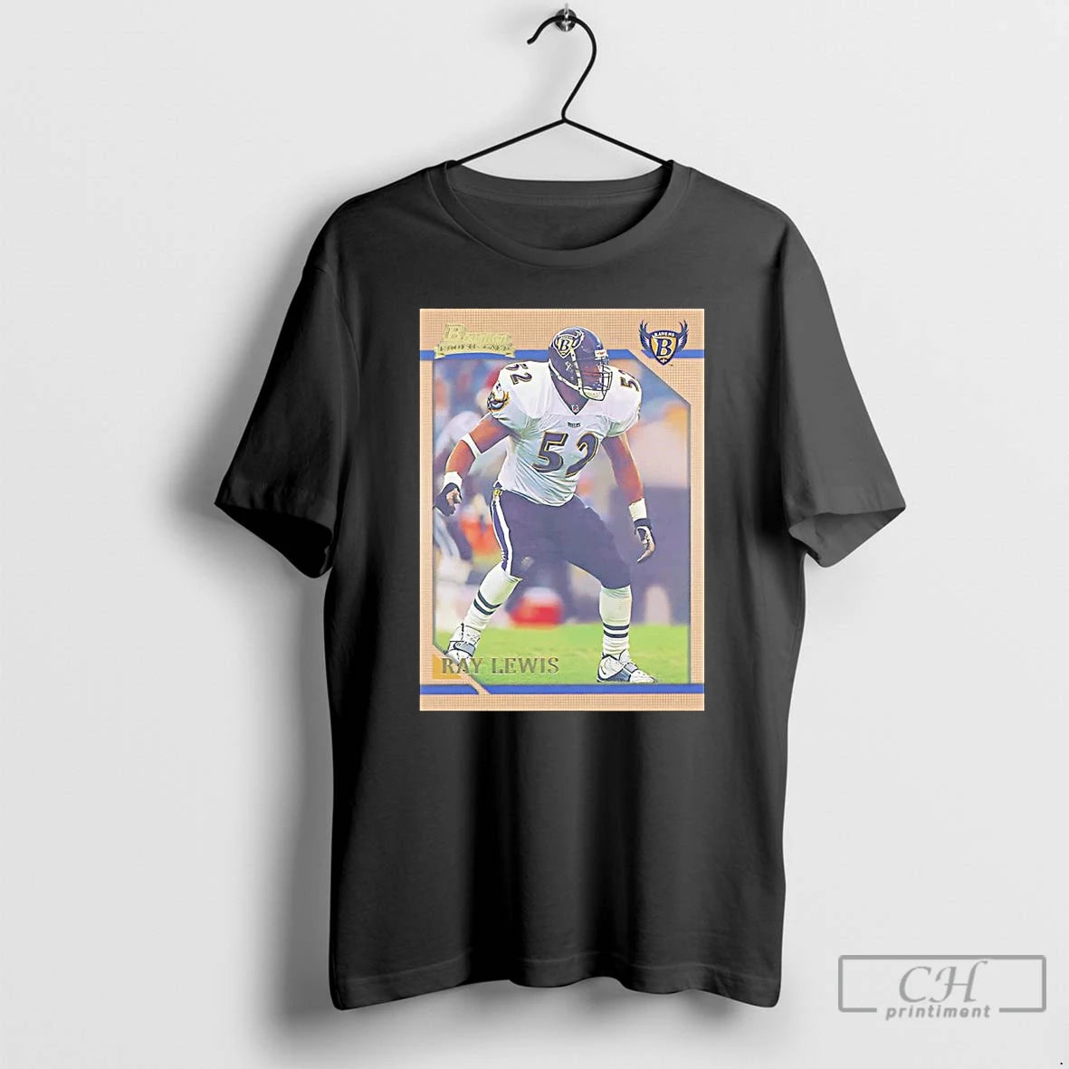 Classic Ray Lewis Trading Card Baltimore Ravens T Shirts - clothing by TeeHivey.com