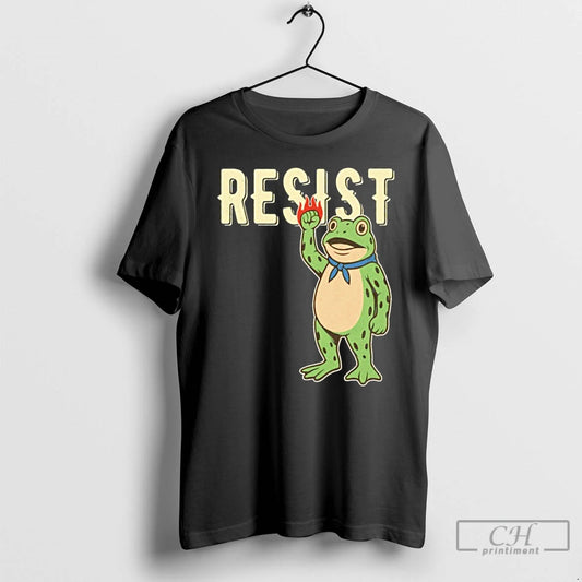Classic Resist Ice Portland Frog T Shirts - clothing by TeeHivey.com