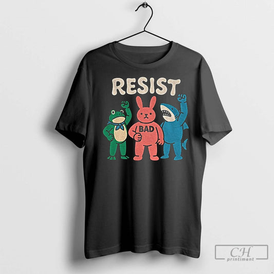 Classic Resist Portland Frog And Friends - clothing by TeeHivey.com
