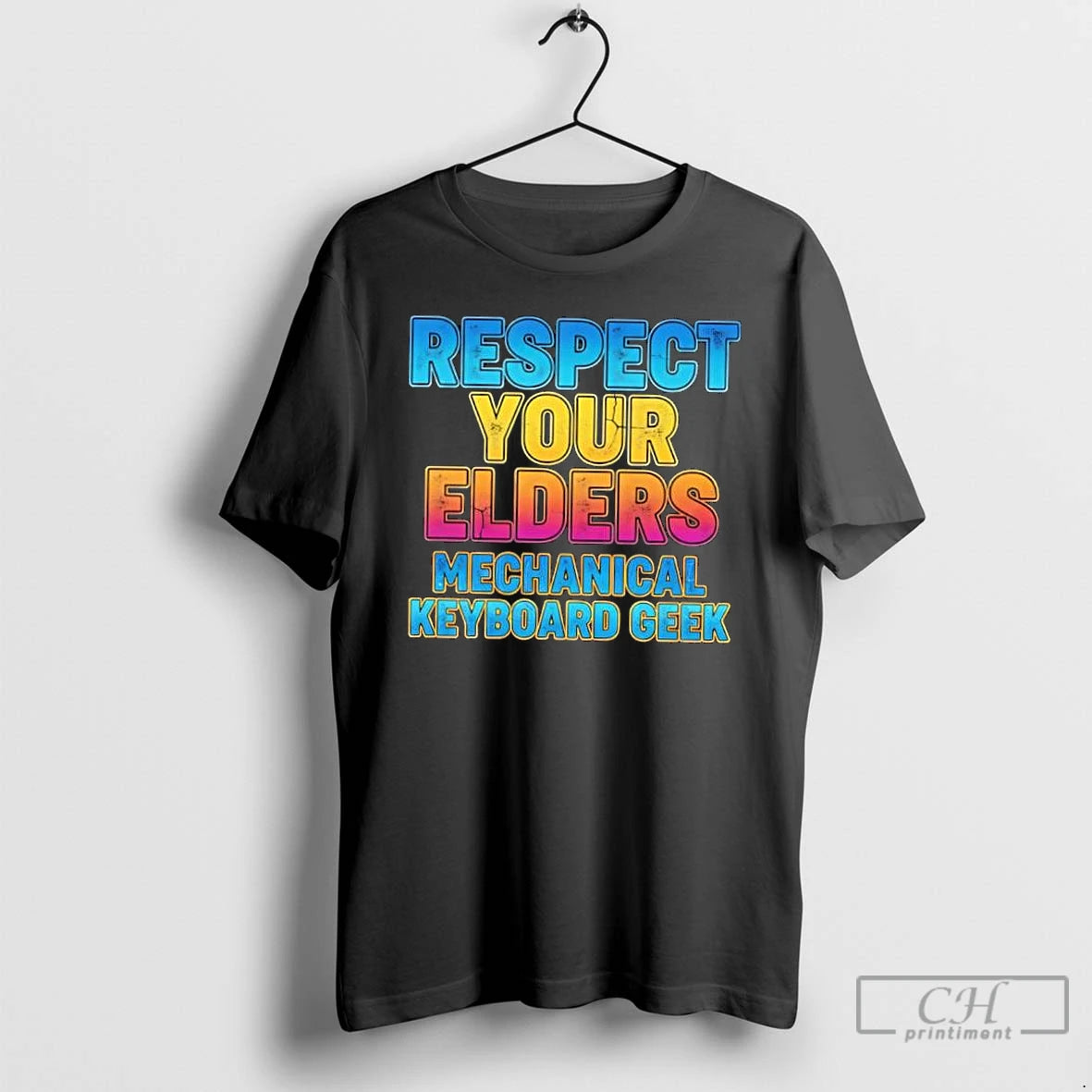Classic Respect Your Elders Mechanical Keyboard Geek Funny - clothing by TeeHivey.com