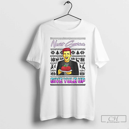 Classic Rick Astley Never Gonna Give Yule Up Merry Christmas - clothing by TeeHivey.com