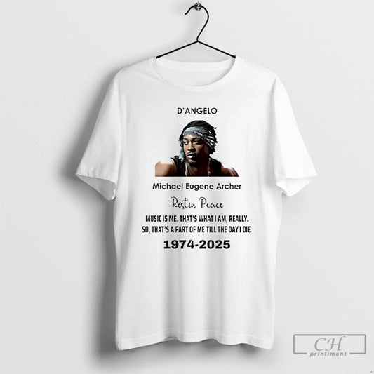 Classic Rip Dangelo Micheal Eugene Archer 1974 2025 T Shirts - clothing by TeeHivey.com