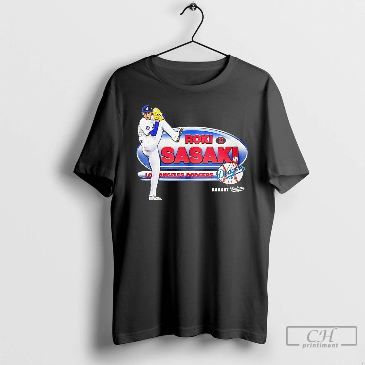Classic Roki Sasaki Starting Pitcher Los Angeles Dodgers - clothing by TeeHivey.com