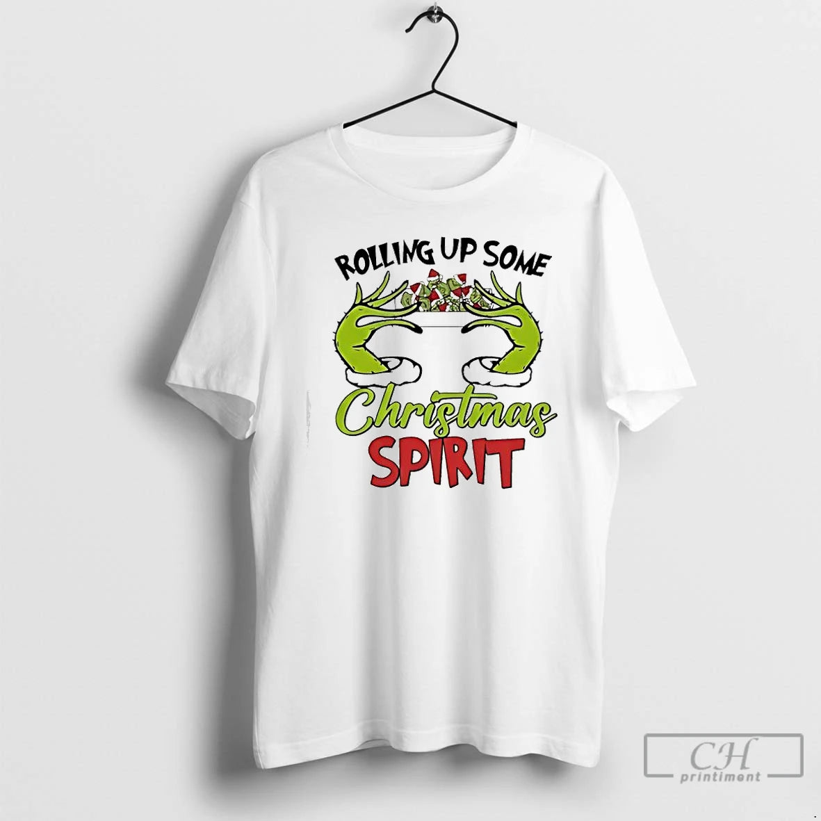 Classic Rolling Up Some Christmas Spirit Grinch Dish - clothing by TeeHivey.com