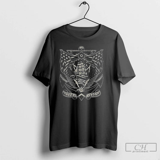 Classic Rough Seas 250th 1775 T Shirts - clothing by TeeHivey.com