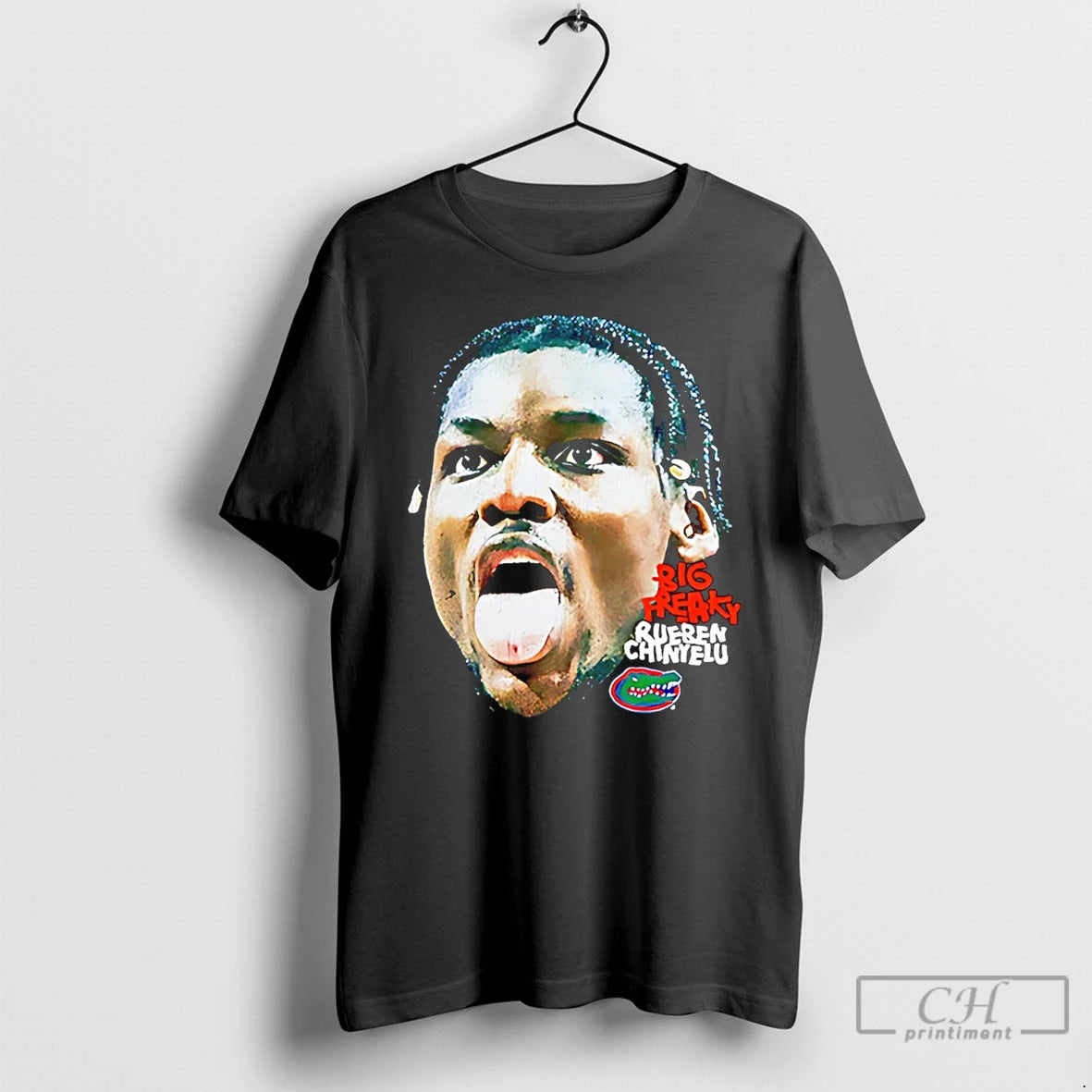 Classic Rueben Chinyelu Florida Basketball Ncaa Game Face