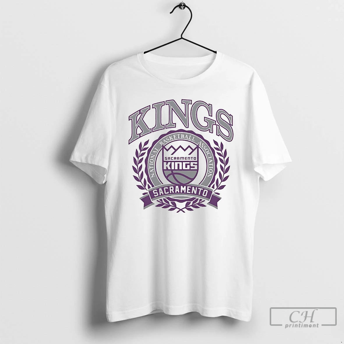 Classic Sacramento Kings Nba Crest - clothing by TeeHivey.com