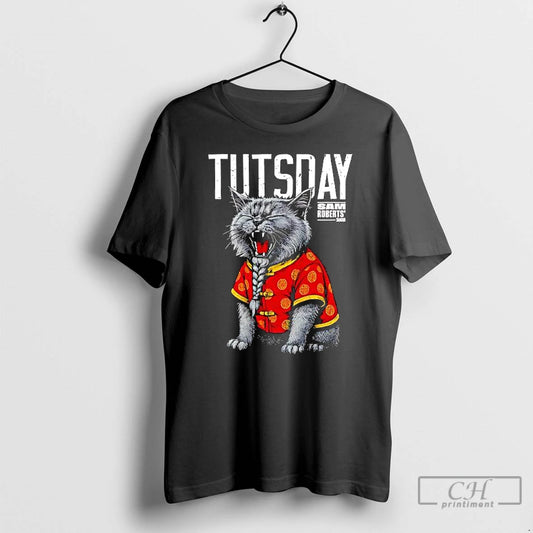 Classic Sam Roberts Show Tutsday Cat Graphic - clothing by TeeHivey.com