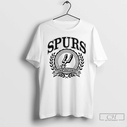 Classic San Antonio Spurs Nba Crest - clothing by TeeHivey.com
