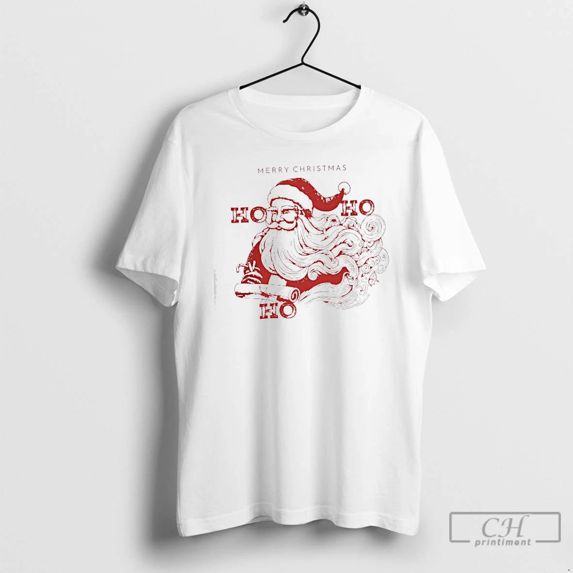 Classic Santa Claus Ho Ho Ho Christmas - clothing by TeeHivey.com