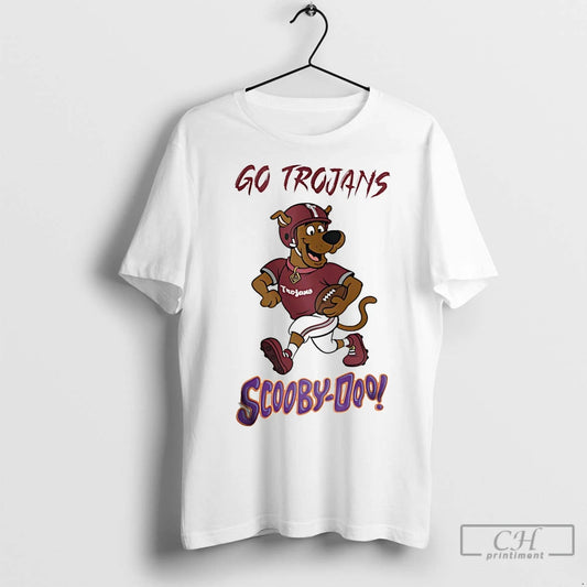 Classic Scooby Doo X Troy Trojans Go Trojans - clothing by TeeHivey.com