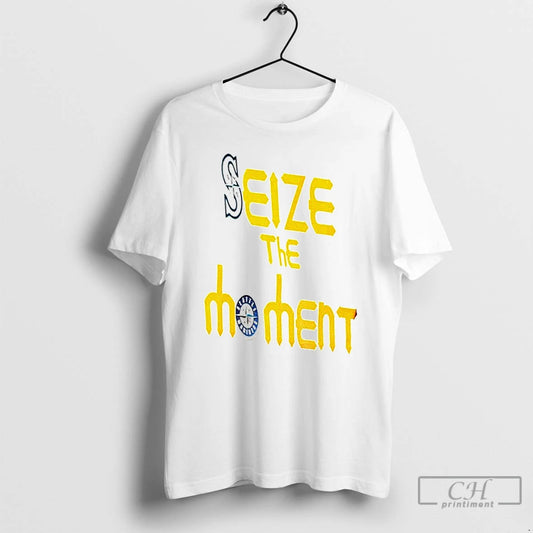 Classic Seattle Mariners Tridents Up Seize The Moment Mlb 2025 T Shirts - clothing by TeeHivey.com