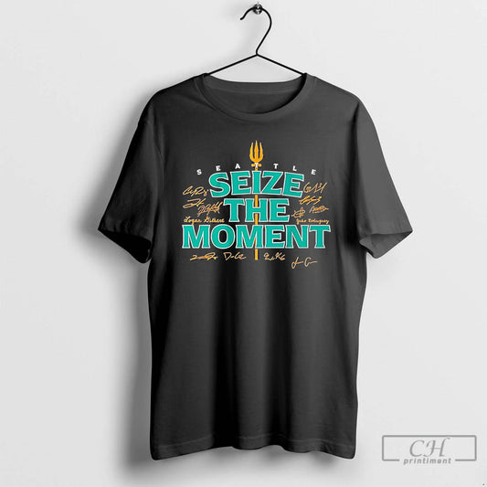Classic Seattle Mariners Seize The Moment Trident T Shirts - clothing by TeeHivey.com