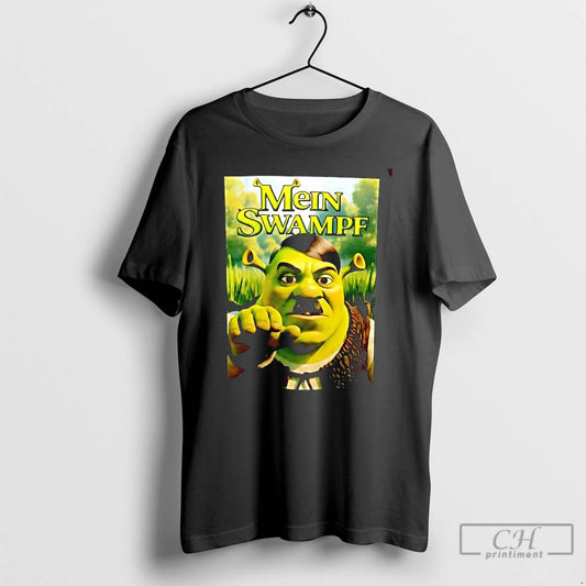 Classic Shrek Adolf Hitler Mein Swampf Cartoon Graphic - clothing by TeeHivey.com