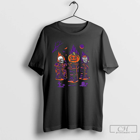Classic Sleepy Hollow Hockey Club Est 1820 Skeleton Pumpkin Head And Zombie Halloween T Shirts - clothing by TeeHivey.com