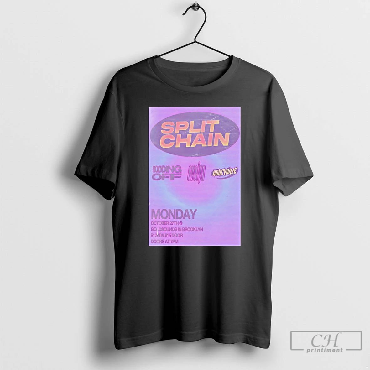 Classic Split Chain Gold Sounds Brooklyn Ny T Shirts - clothing by TeeHivey.com