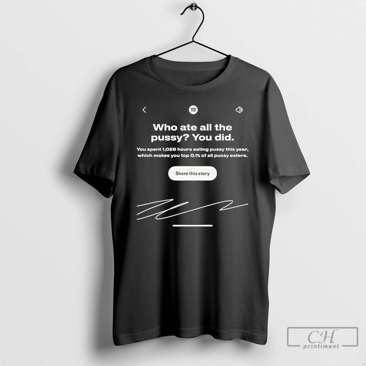 Classic Spotify Who Ate All The Pussy You Did - clothing by TeeHivey.com