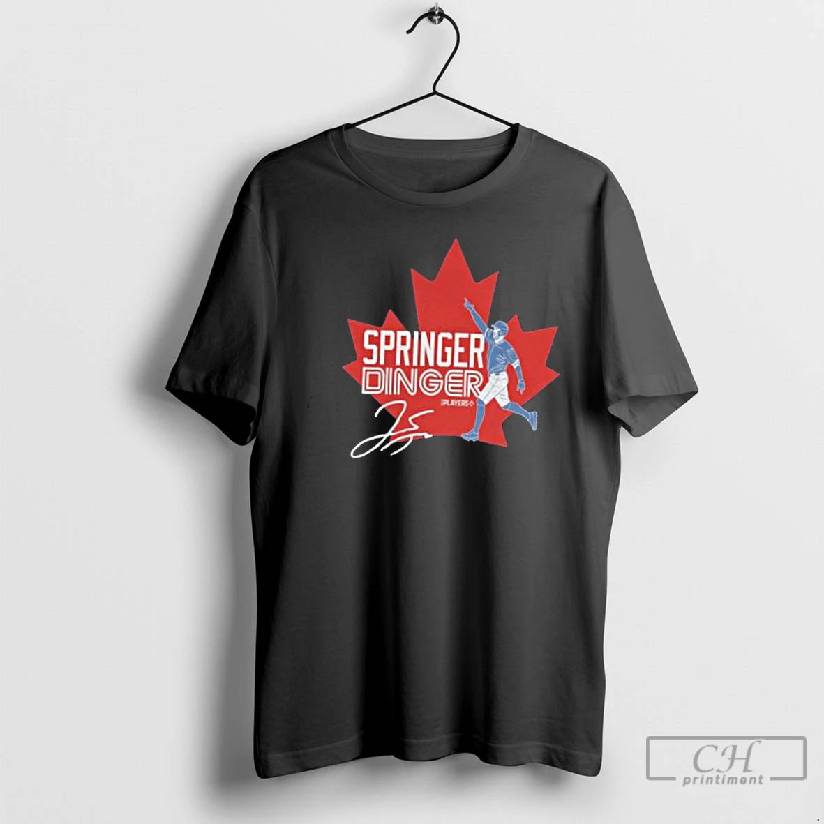 Classic Springer Dinger Toronto Blue Jays Signature T Shirts - clothing by TeeHivey.com