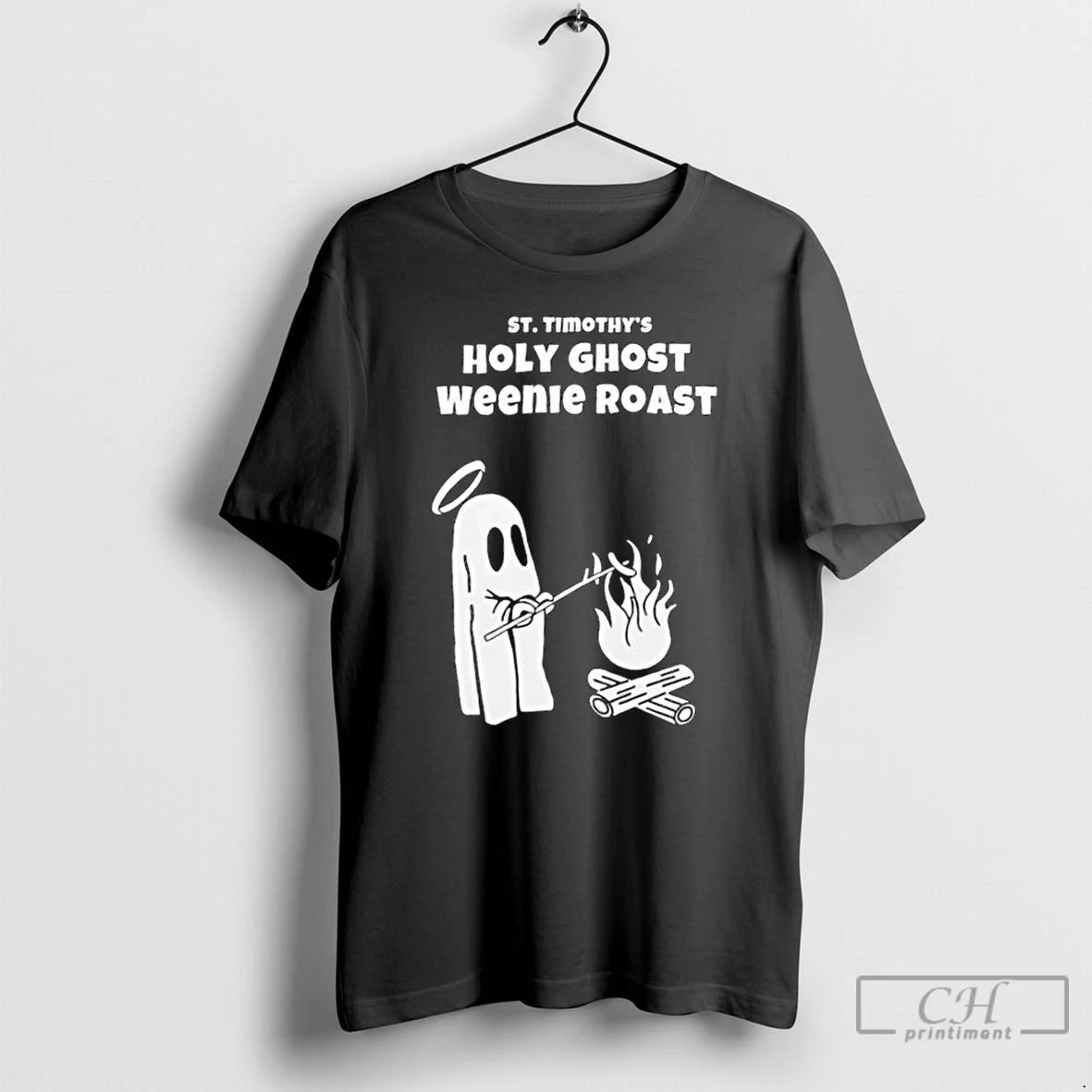 Classic St Timothys Holy Ghost Weenie Roast T Shirts - clothing by TeeHivey.com