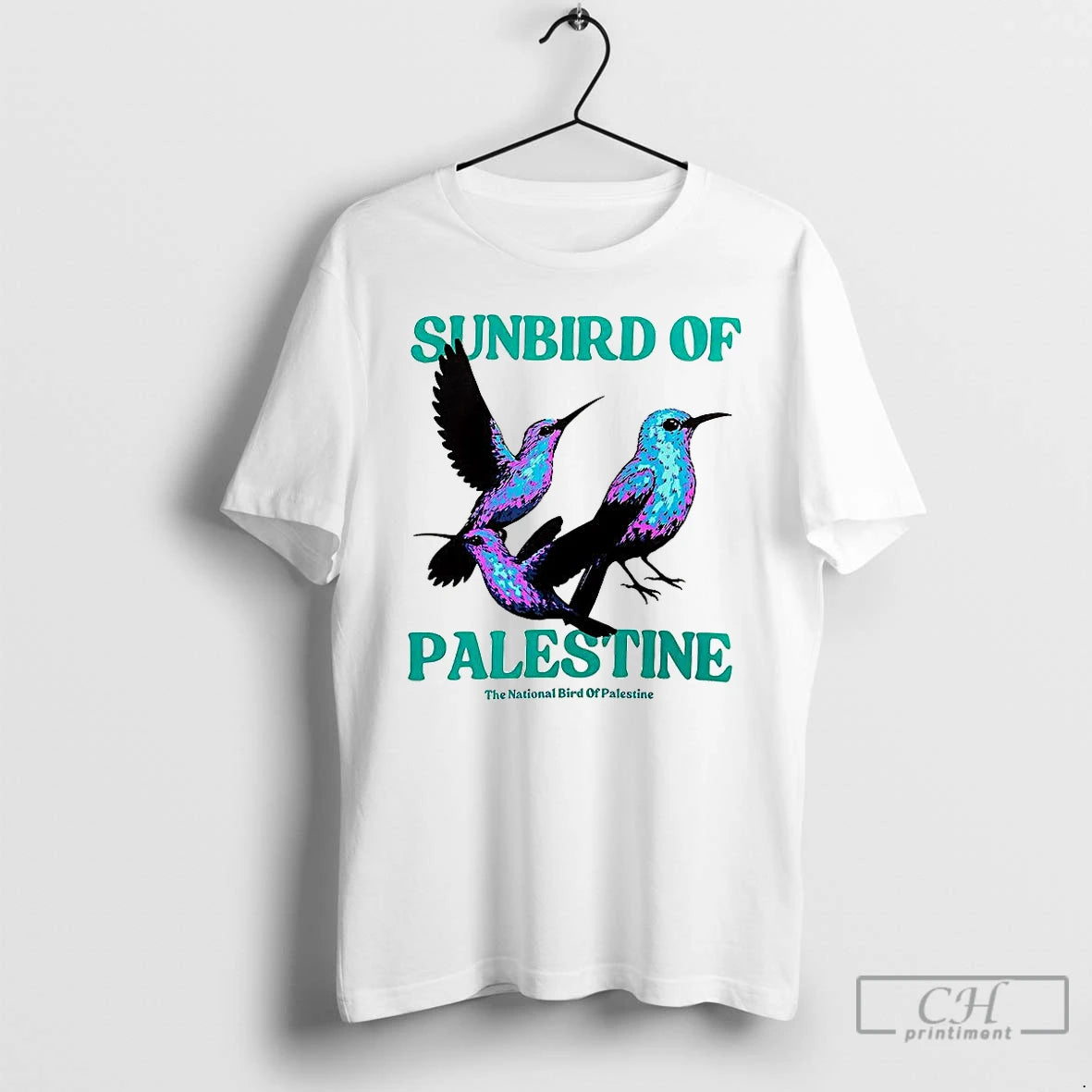 Classic Sunbird Of Palestine National Sunbird Side Cinnyris Osea T Shirts - clothing by TeeHivey.com