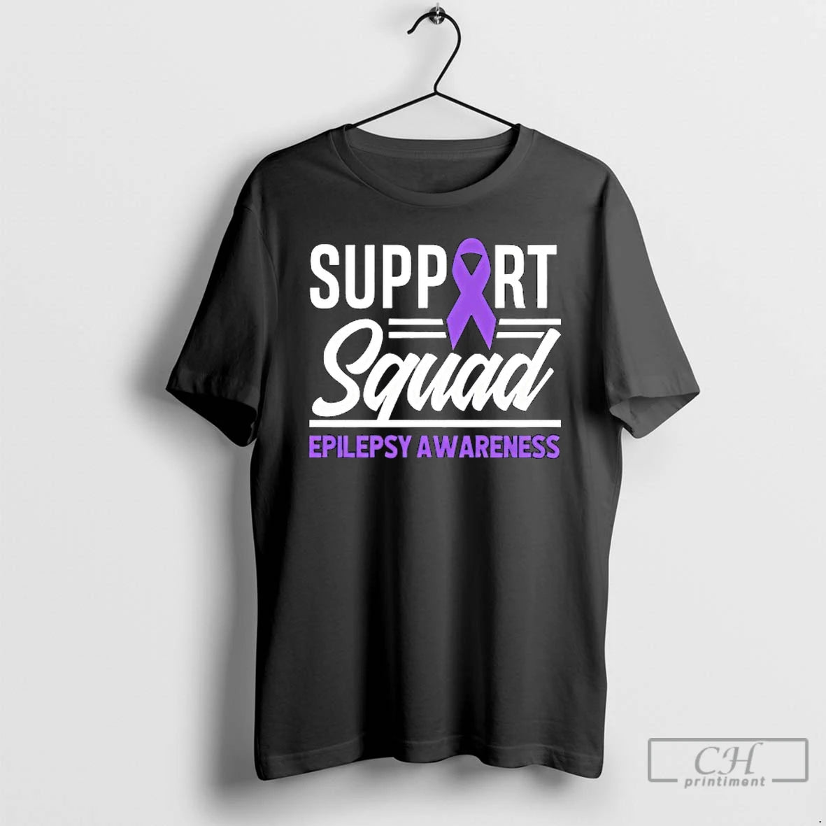 Classic Support Squad Epilepsy Awareness T Shirts - clothing by TeeHivey.com