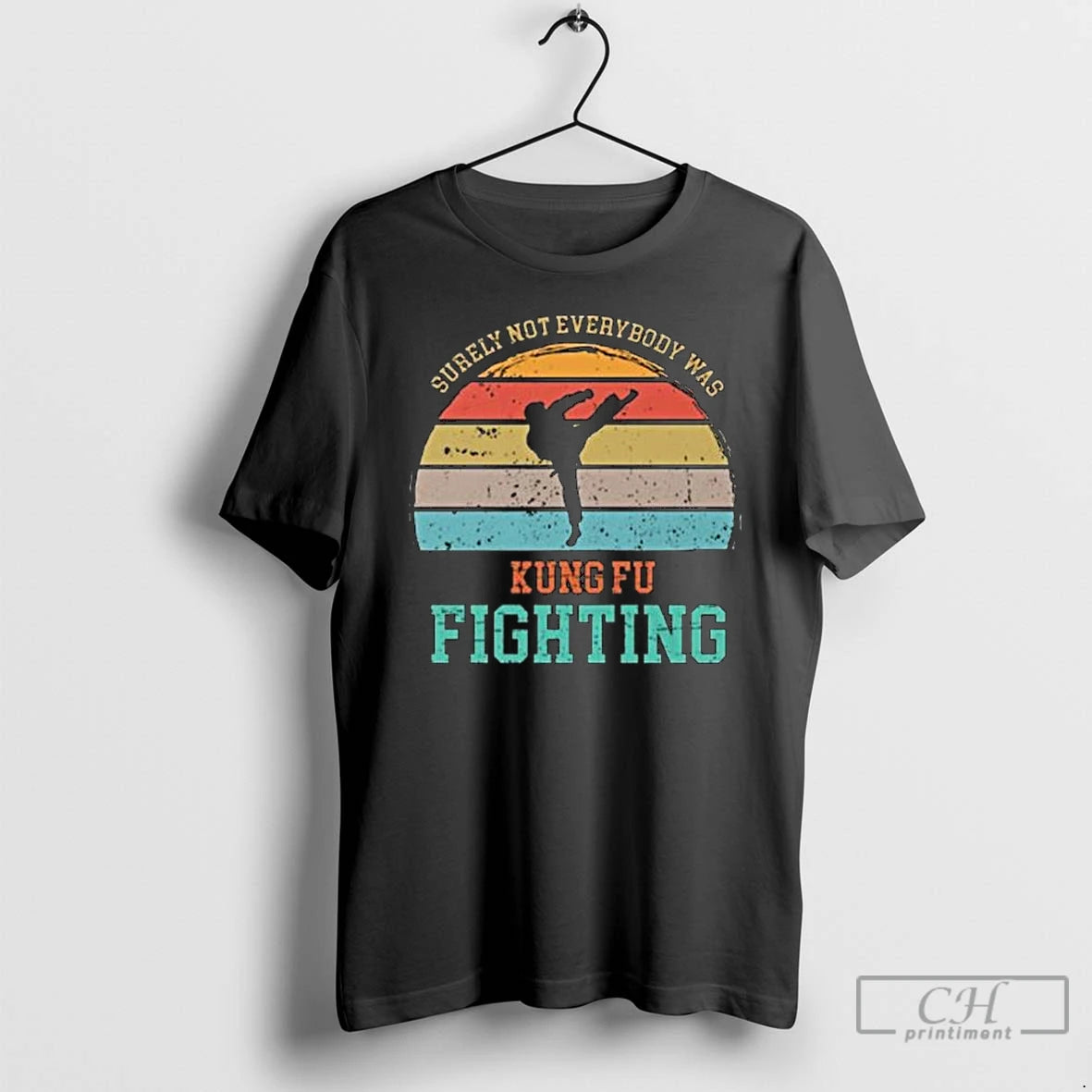 Classic Surely Not Everybody Was Kung Fu Fighting Vintage Long Sleve T Shirts - clothing by TeeHivey.com