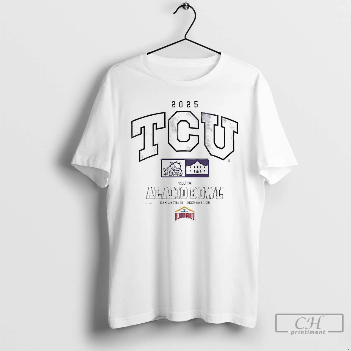 Classic Tcu Horned Frogs 2025 Valero Alamo Bowl San Antonio Christmas - clothing by TeeHivey.com