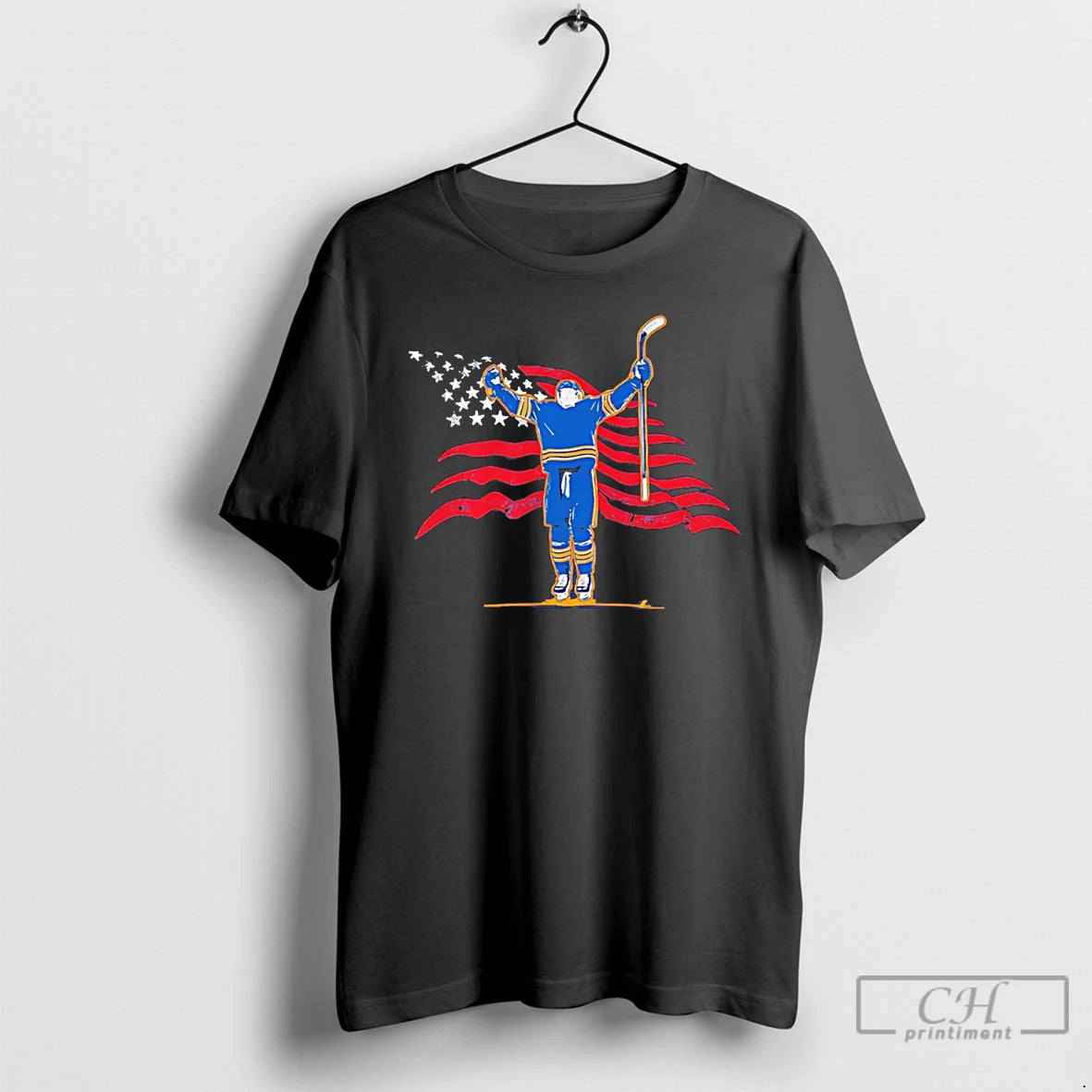 Classic Tage Thompson Us Hockey Stars Stripes Superstar Pose
