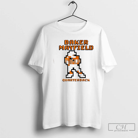 Classic Tampa Bay Buccaneers Baker Mayfield Quarterback Retro Baller T Shirts - clothing by TeeHivey.com