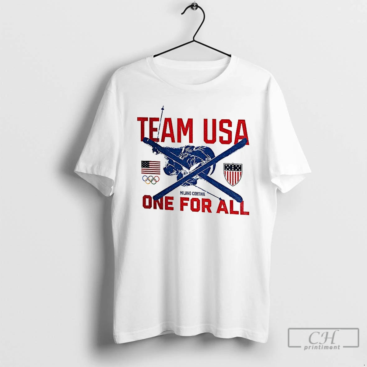Classic Team Usa Milano Cortina One For All 2026 Olympic - clothing by TeeHivey.com