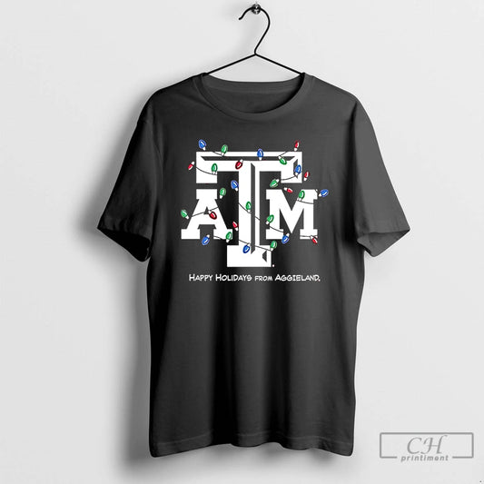 Classic Texas Am Happy Holidays From Aggieland Christmas 2025 - clothing by TeeHivey.com
