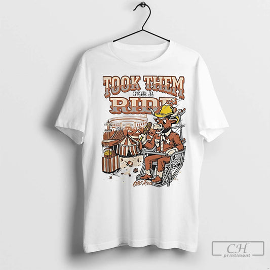 Classic Texas Longhorns Took Them For A Ride Mascot - clothing by TeeHivey.com