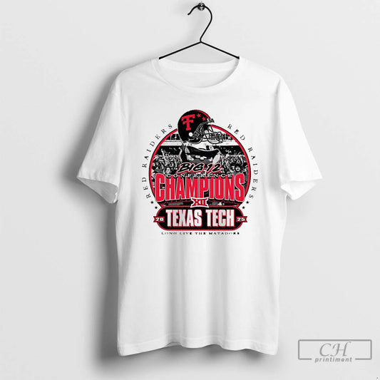 Classic Texas Tech Red Raiders 2025 Big 12 Conference Champions Long Live The Matadors - clothing by TeeHivey.com