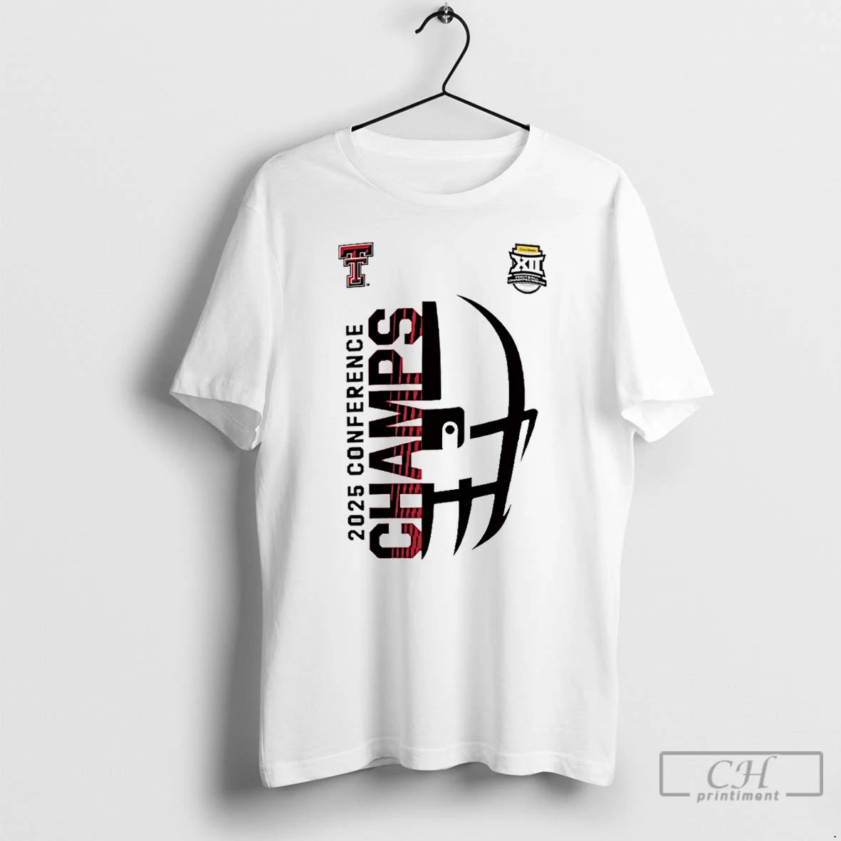 Classic Texas Tech Red Raiders 2025 Big 12 Conference Champs - clothing by TeeHivey.com