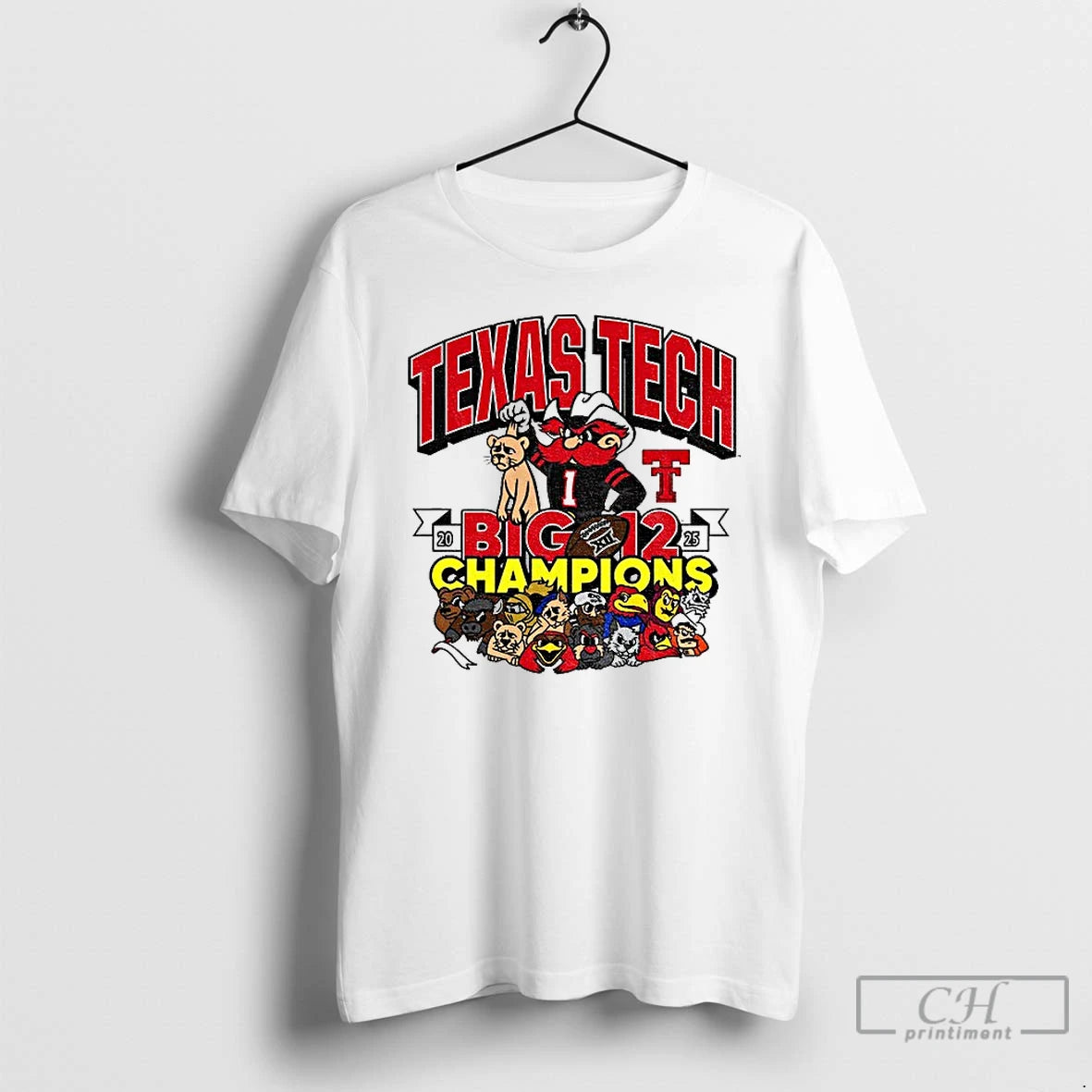 Classic Texas Tech Red Raiders Big 12 Football Champions Cfp - clothing by TeeHivey.com