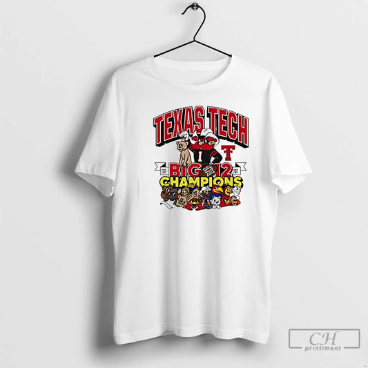 Classic Texas Tech Red Raiders Big 12 Football Champs Mascots Winner - clothing by TeeHivey.com