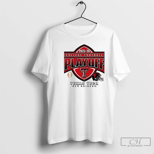 Classic Texas Tech Red Raiders College Football Playoff 2025 26 Logo - clothing by TeeHivey.com