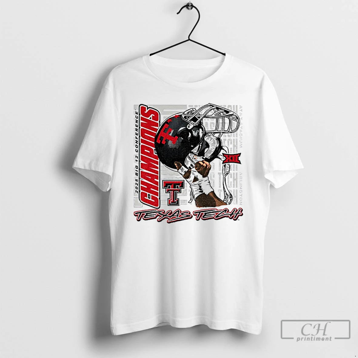 Classic Texas Tech Red Raiders Football 2025 Big 12 Cfp Champions Raise Em Up - clothing by TeeHivey.com