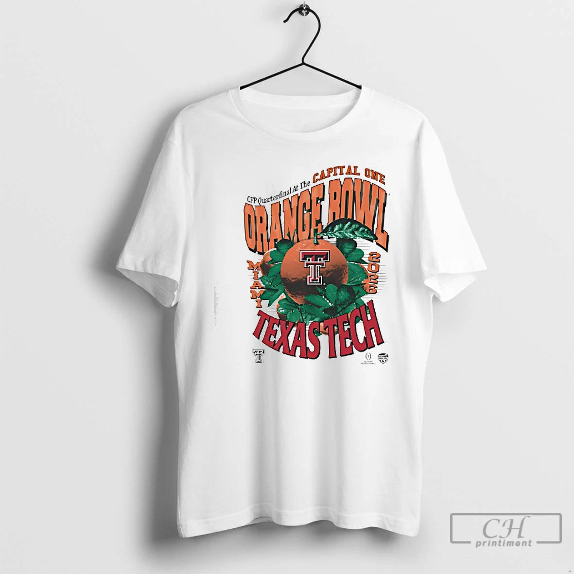 Classic Texas Tech Red Raiders Orange Bowl Game College Football Playoff Miami 2026 T Shirts - clothing by TeeHivey.com