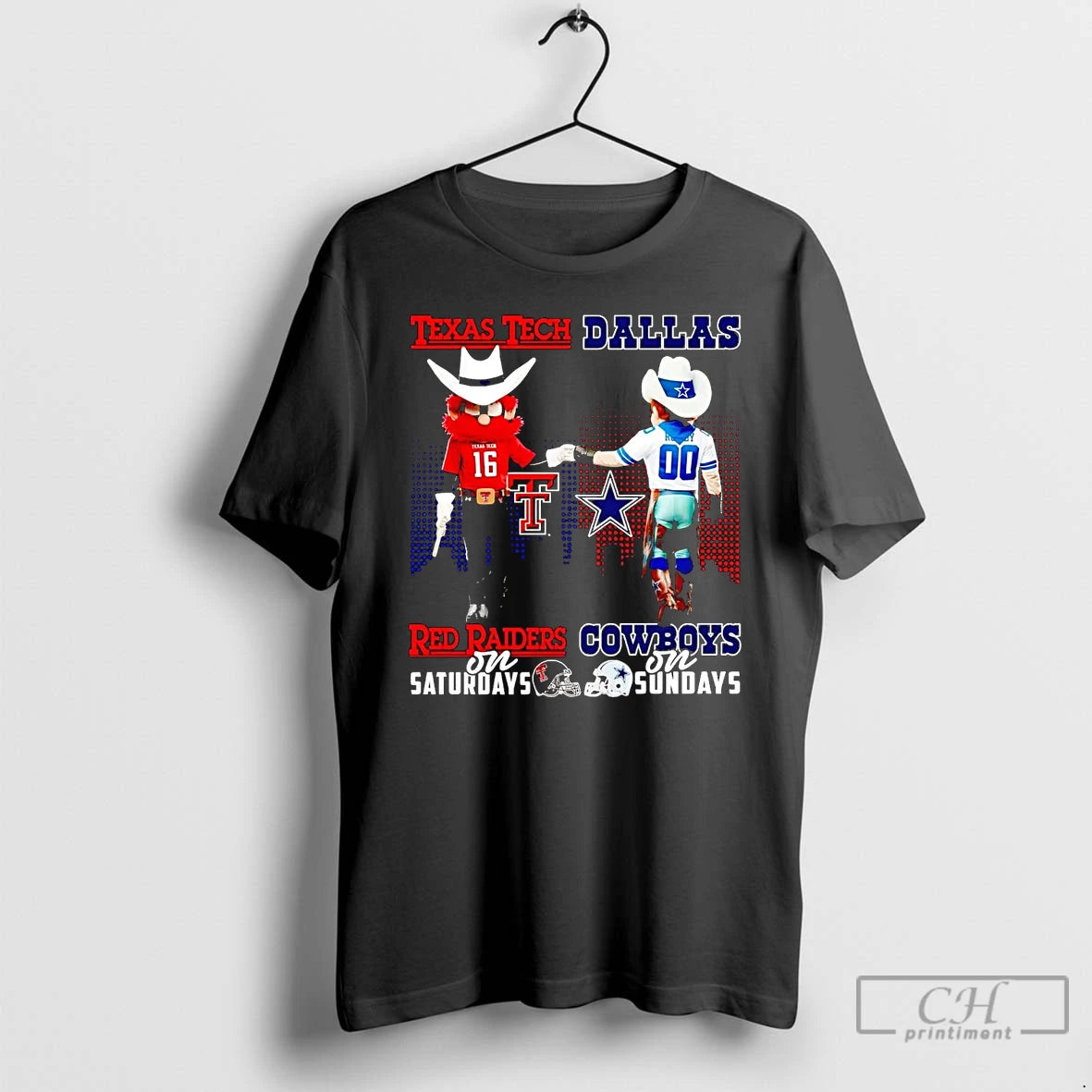 Classic Texas Tech Red Raiders On Saturdays Dallas Cowboys On Sundays Mascot T Shirts Sweater - clothing by TeeHivey.com