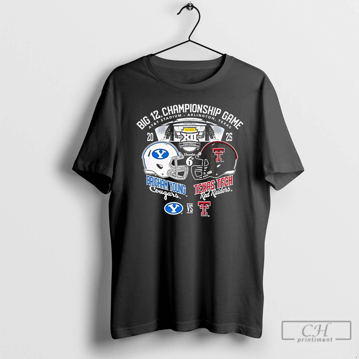 Classic Texas Tech Red Raiders X Byu Cougars Big 12 Championship 2025 T Shirts Sweater - clothing by TeeHivey.com
